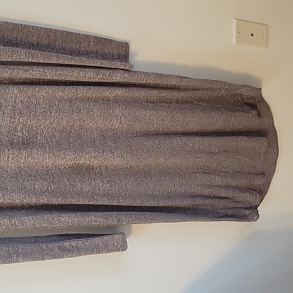 Wilfred Free Midi Dress - heathered brown - size large - Picture 4 of 5